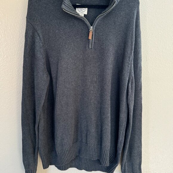 St. John's Bay Gray Long Sleeve Sweater Size X-Large - Picture 3 of 6